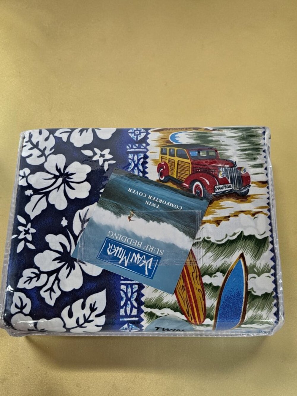Dean Miller Surf Be Duvet Cover TWIN Woodie Surfboards